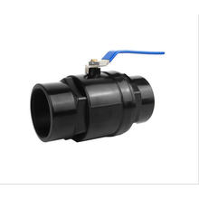 plastic UPVC 2pcs  ball valve with stainless steel handle